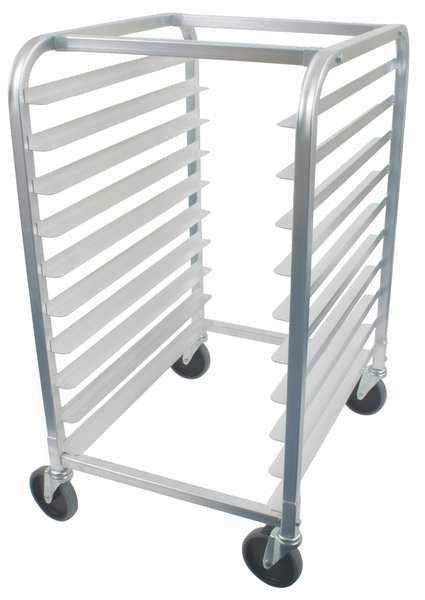 Pan Rack, Aluminum, 10-Slot, 38in. H