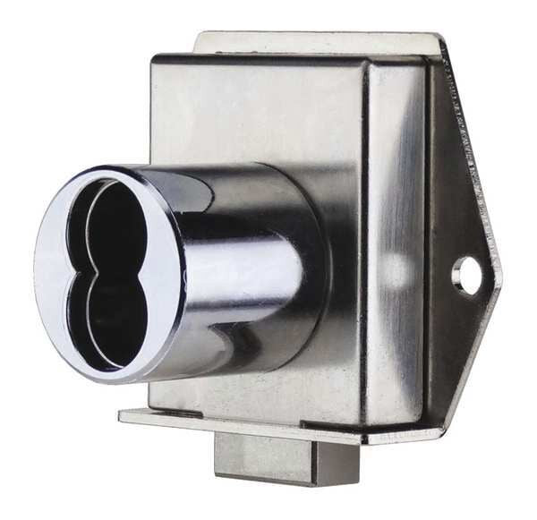 Drawer Dead Bolt with Interchangeable Core, Coreless, SFIC Key, For Material Thickness 1 1/16 in