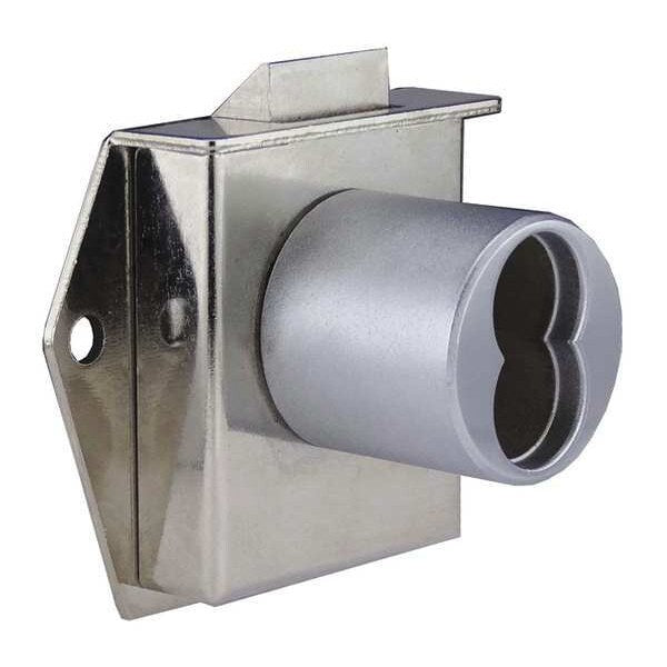 Drawer Dead Latch with Interchangeable Core, Coreless, SFIC Key, For Material Thickness 1 1/16 in