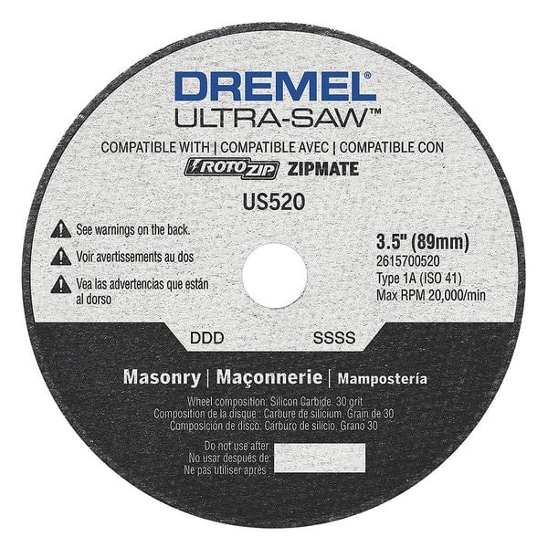 Cutting Wheel, Carbide, 3-1/2 in. dia.