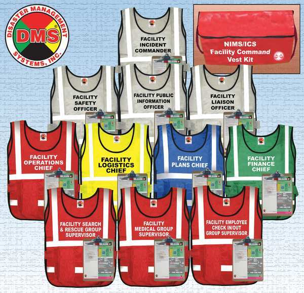 Facility Command Vest Kit, 11 Vests