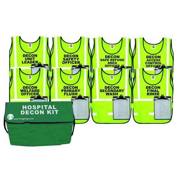 Hospital Decon Kit, 8 Vests