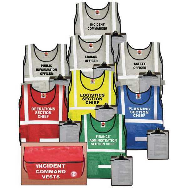Incident Command Kit, 8 Vests