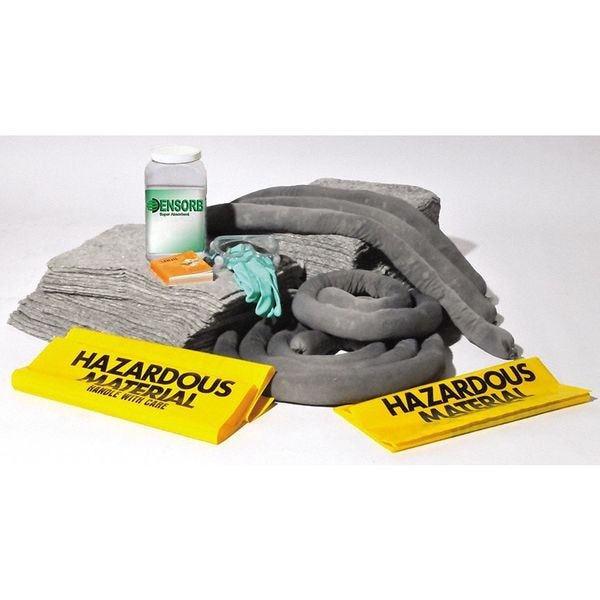 Spill Kit Refill, Chem/Hazmat, Brown