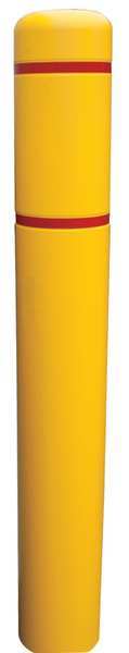 Post Sleeve, 4 In Dia., 64 In H, Yellow