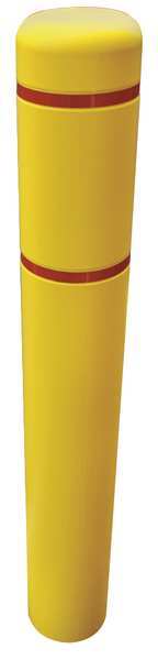 Post Sleeve, 4 In Dia., 52 In H, Yellow