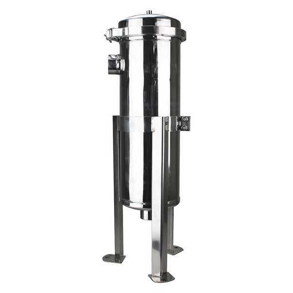 Bag Housing, 8 -5/8 In., 2 In NPT, 90 gpm