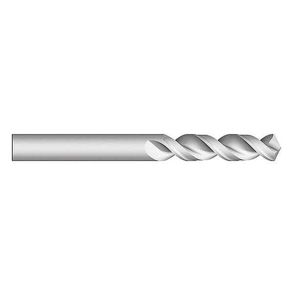 Screw Machine Drill Bit, 7/64 in Size, 130  Degrees Point Angle, High Speed Steel, Bright Finish