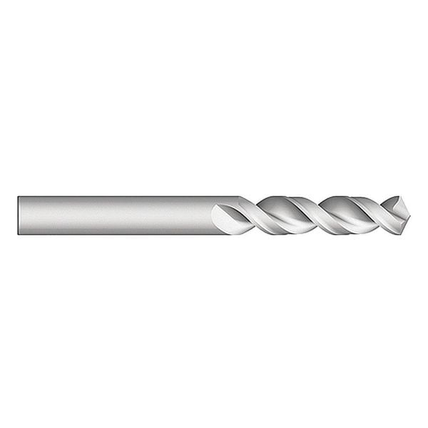 Screw Machine Drill Bit, 15/32 in Size, 130  Degrees Point Angle, High Speed Steel, Bright Finish