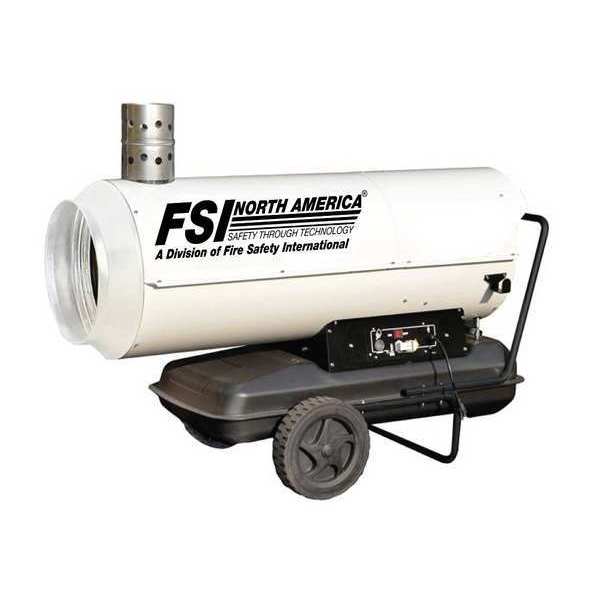 Oil Indirect Fired Air Heater, 259000 BtuH, 120VAC