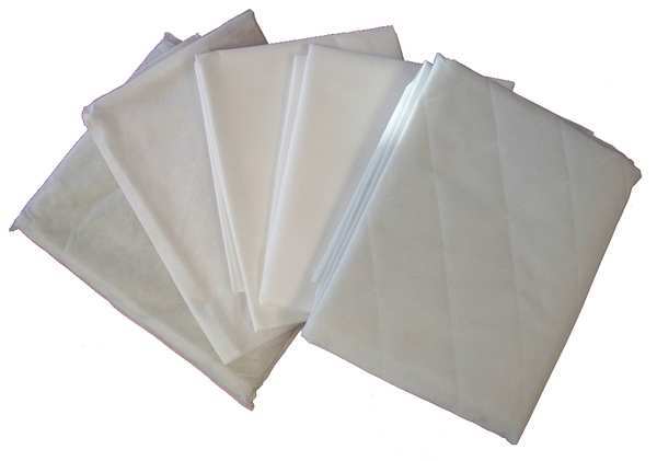 Disposable Linen Set, For Cots, White, PK10