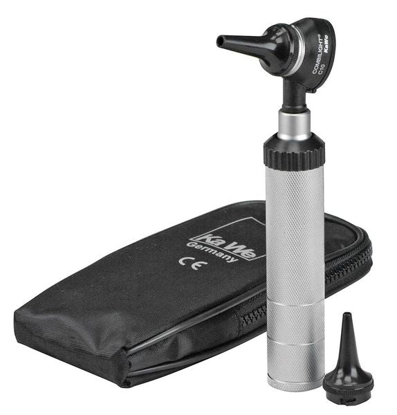 Otoscope, Silver/Black, Standard