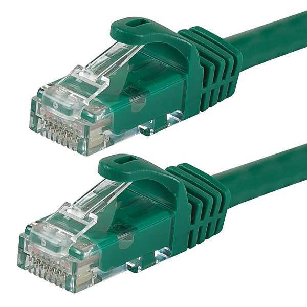 Ethernet Cable, Cat 6, Green, 10 ft.