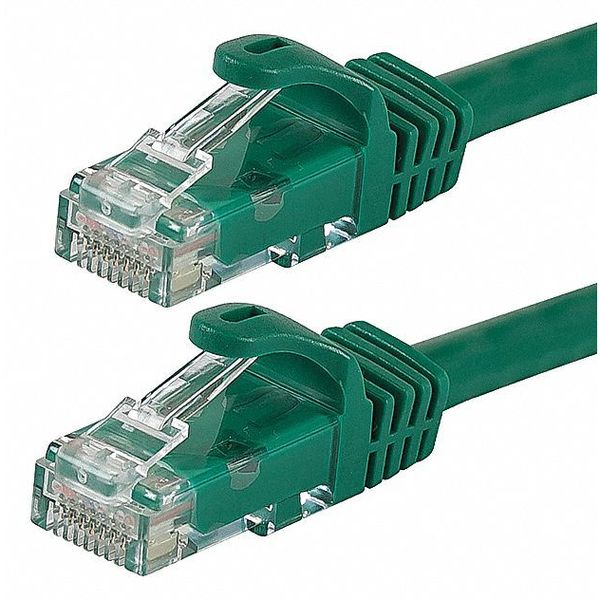 Ethernet Cable, Cat 6, Green, 7 ft.