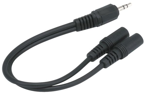 Audio Cable, 3.5mm Jack, 6 In
