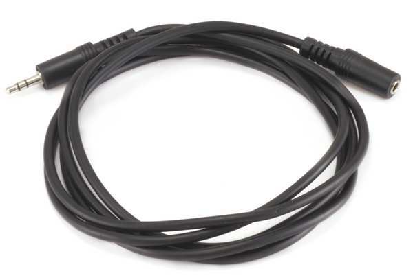Audio Cable, 3.5mm, M/F, 6 Ft