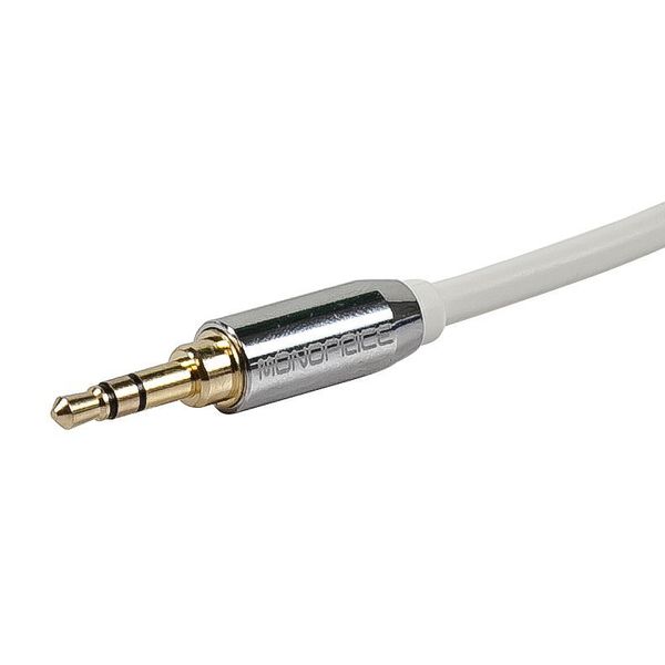 Audio Cable, 3.5mm, RCA, M/M, 10 Ft