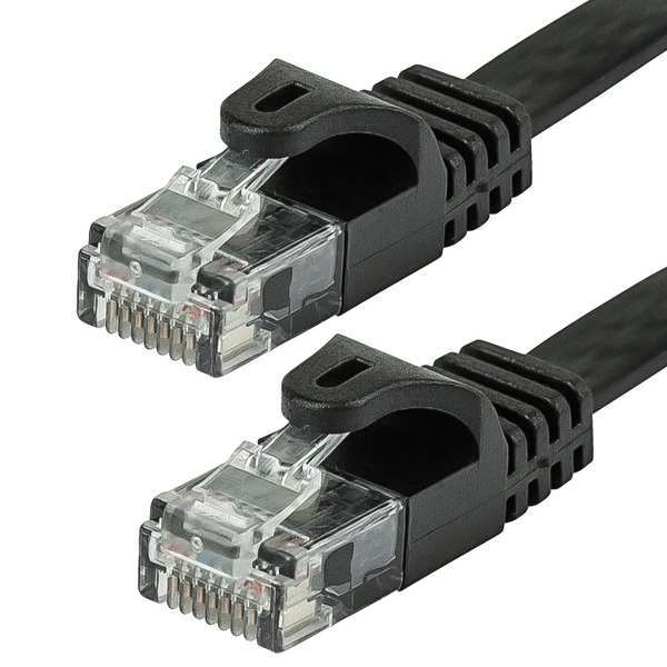 Ethernet Cable, Cat 5e, Black, 25 ft.