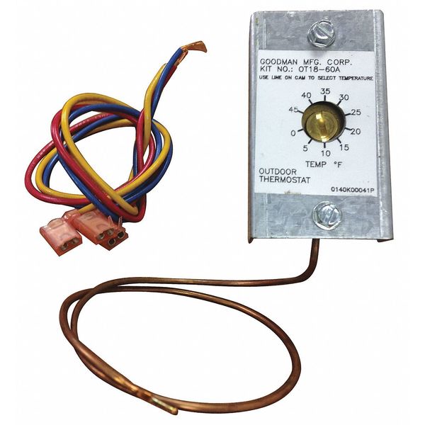 Thermostat, Outdoor, 4.8inHx4.4inWx6.1inD