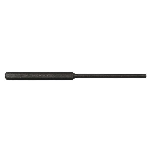 Pin Punch, Steel, 7-7/8in.L, 3/16in. Tip