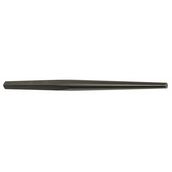 Line Punch, Steel, 10in.L, 3/16in. Tip