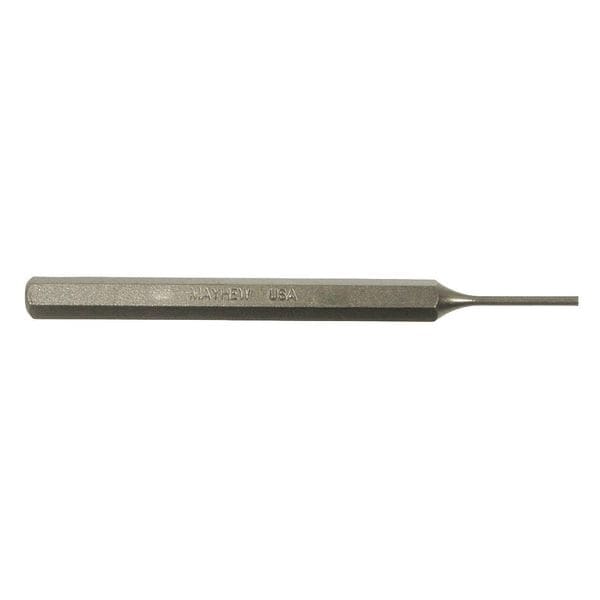 Pin Punch, Steel, 7-7/8in.L, 5/16in. Tip