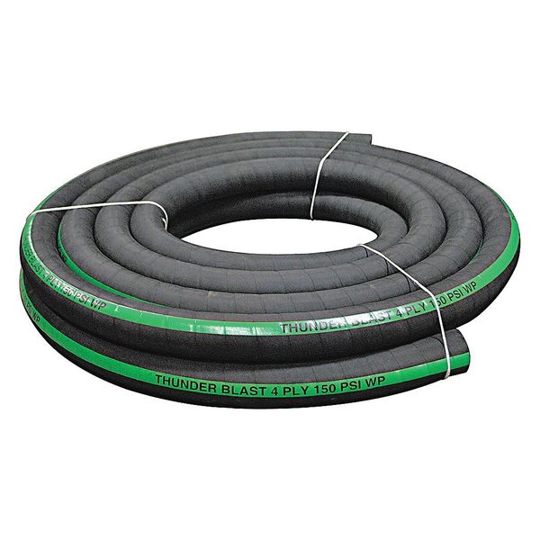Blast Hose, 1-1/2In x 50ft, 4PLY