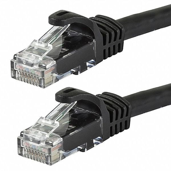 Ethernet Cable, Cat 6, Black, 5 ft.