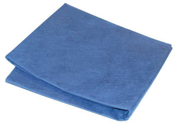 Fitted Cot Sheet, 72x30, Lt Blue, PK50
