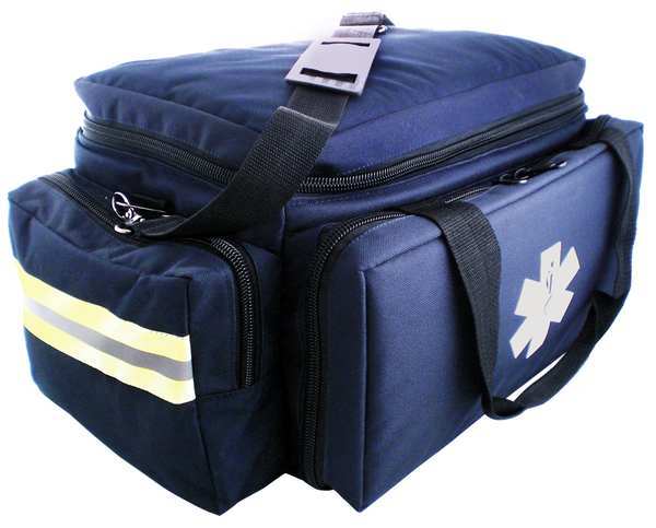 Trauma Bag, 7-1/2x10x17-1/2 in., Navy