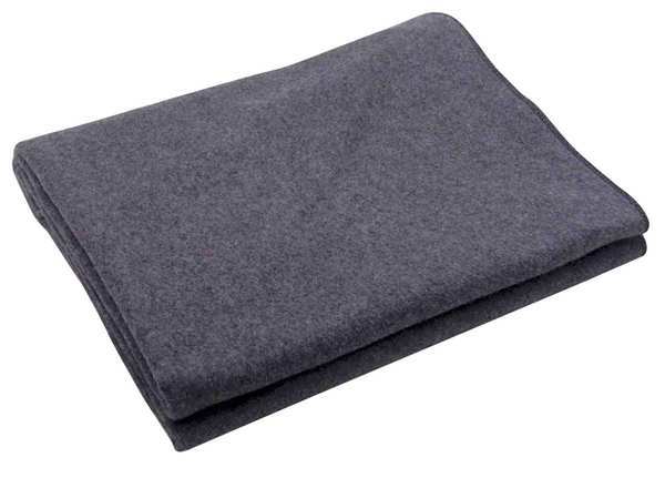 Emergency Blanket, Grey, 66In x 90In, PK10
