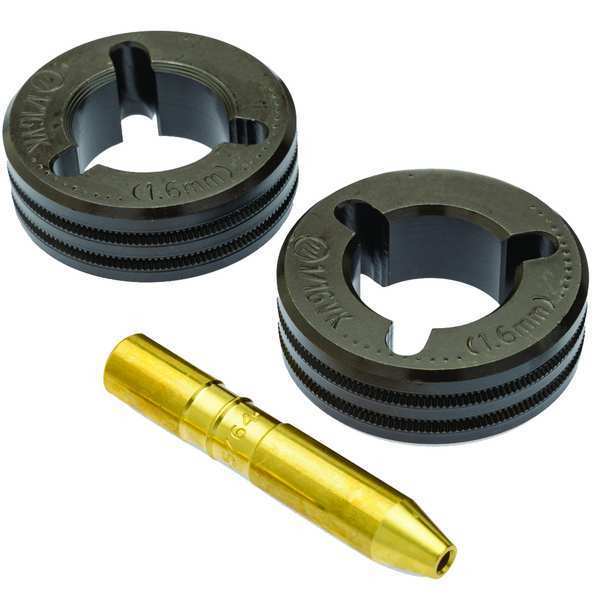 Drive Roll Kit, 2 Roll, V-Knurl, 0.062