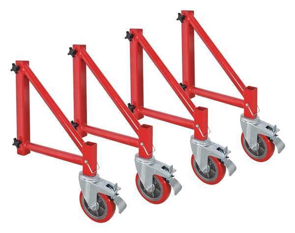 Outrigger Kit, 17-1/2 in.L, Steel, Plastic