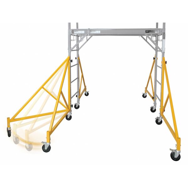 Outrigger Kit, 4-35/64ft.L, Steel, PK4