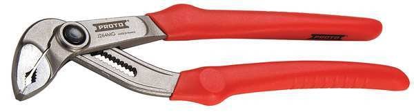 12 in V-Jaw Lock Joint Pliers Serrated, PVC Grip