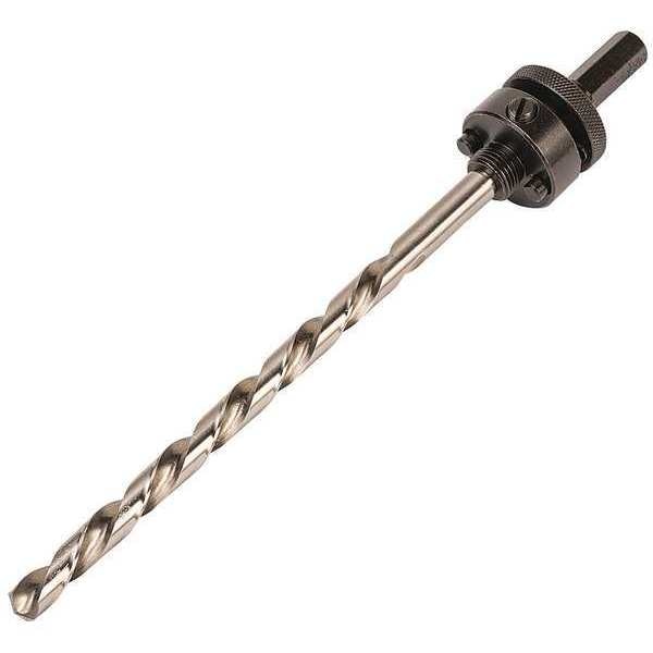Hole Saw HSS Arbor, 7/16in. Shank, 10in. L