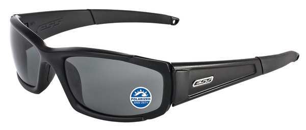 Polarized Safety Sunglasses, Wraparound Gray Mirror Polycarbonate Lens, Scratch-Resistant