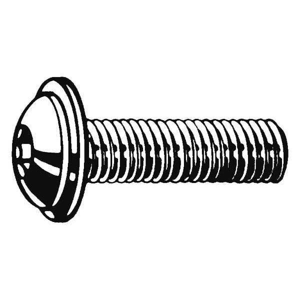 M4-0.70 Socket Head Cap Screw, Plain Stainless Steel, 8 mm Length, 50 PK