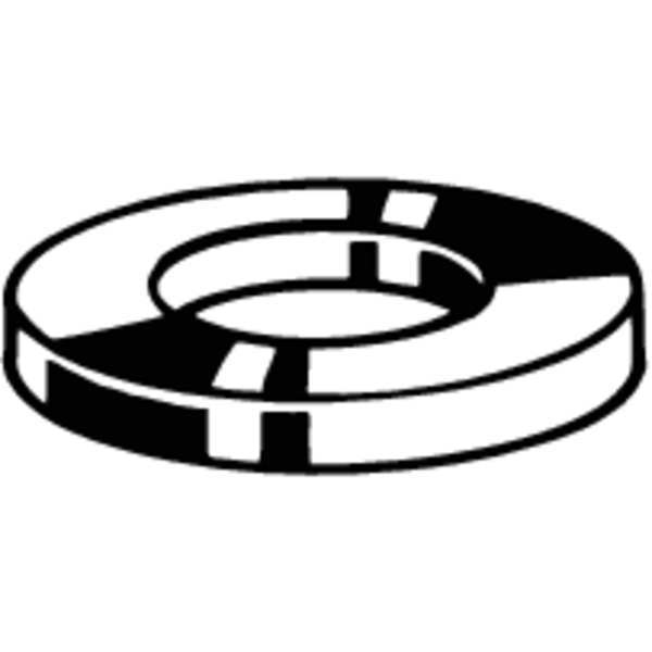 Flat Washer, Fits Bolt Size 3/4 in , Steel Zinc Yellow Finish, 20 PK