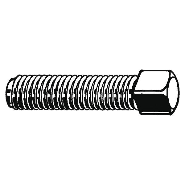 Socket Set Screw, Cup, 4-40x1/4, PK100