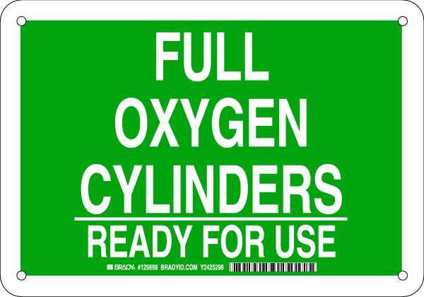Chemical Sign, 7 in H, 10 in W, Plastic, Rectangle, English, 125698