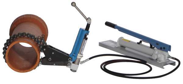 Hydraulic Pipe Cutter, 2 to 8 in Cap