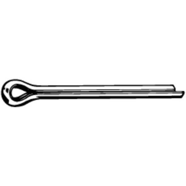 Cotter Pin, Steel, Zinc Plated, 2.0mm, PK100