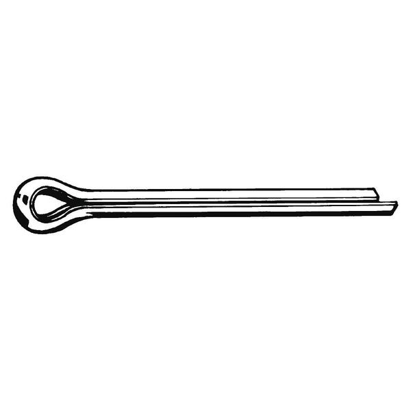 Cotter Pin, 2.5mmDx40mm L, SS A4, PK10