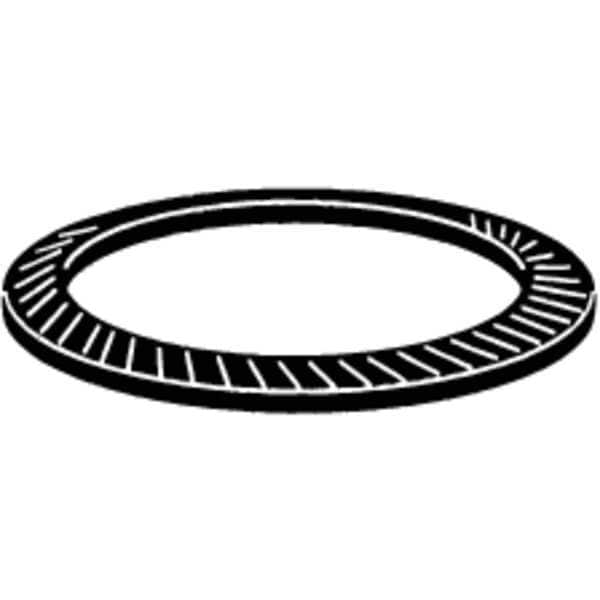Disc Spring, 0.6mm Thick, Steel, PK100