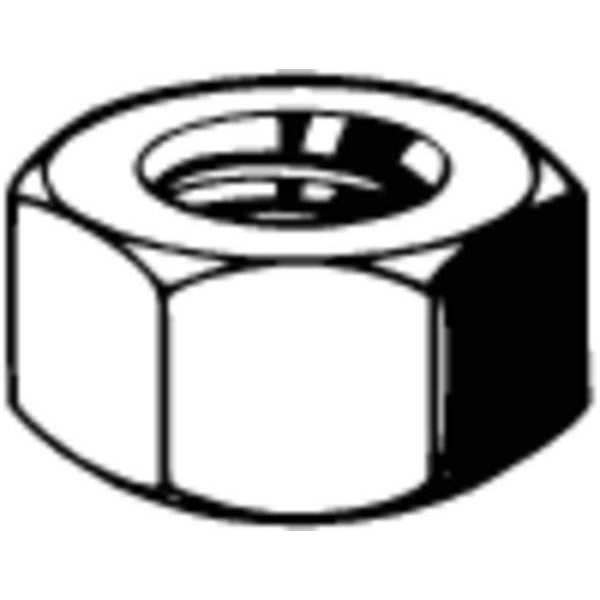 Hex Nut, M30-3.50, Steel, Class 10, Black Oxide, 24 mm Ht, 50 PK