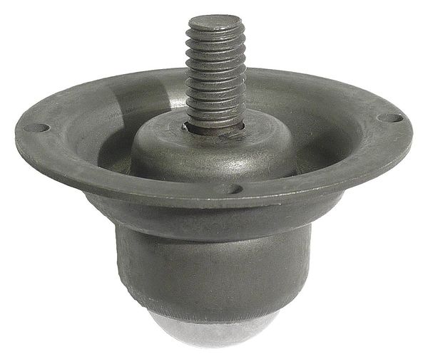 Ball Transfer, Flng/Stud, 1In Ball Dia