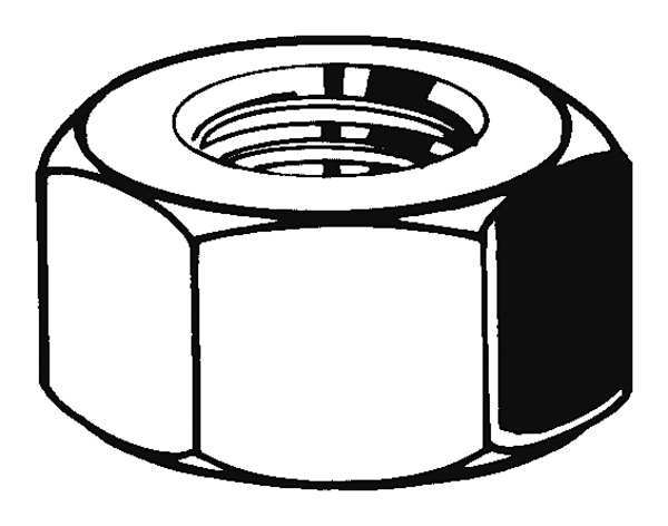 Hex Nut, 3/4