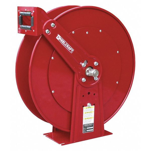 Twin Hydraulic Hose Reel, 1/2 in Hose Dia., 50 ft Length, 3,000 psi