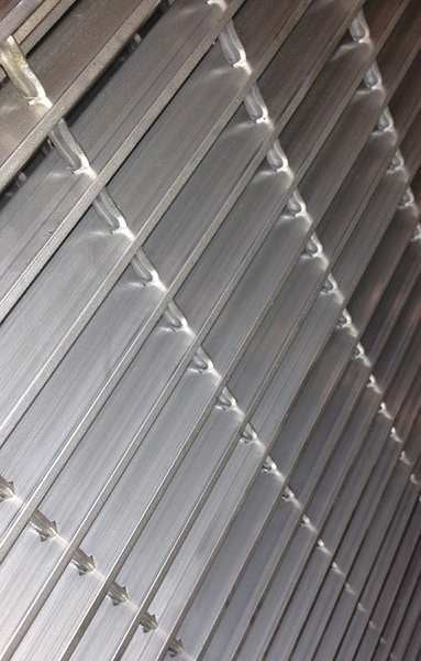 Swaged Grating, Smooth, 36in.Wx1.5in.H